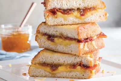 Bacon, Fig, and Gouda Sandwich