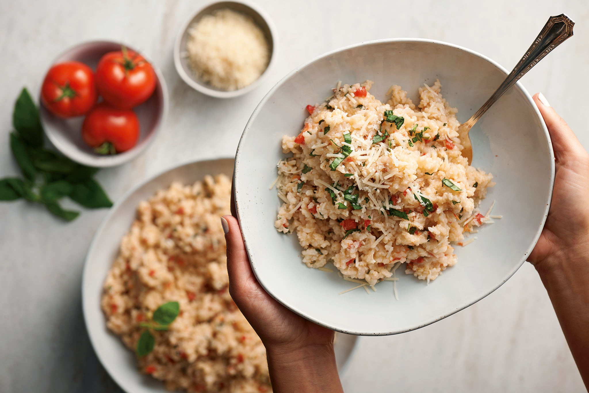 Tomato Basil Risotto